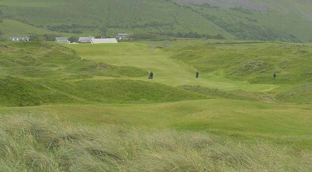 A links golf course