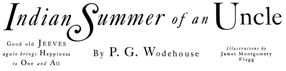 Indian Summer of an Uncle, by P. G. Wodehouse