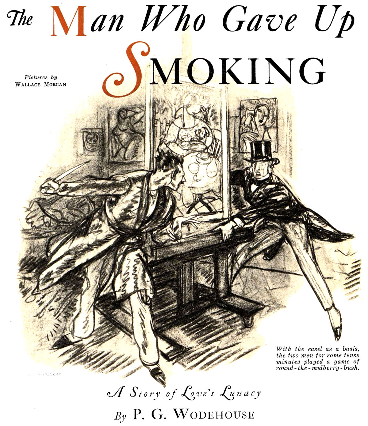 The Man Who Gave Up Smoking, by P. G. Wodehouse