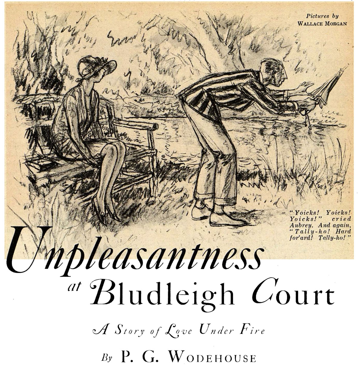 Unpleasantness at Bludleigh Court, by P. G. Wodehouse