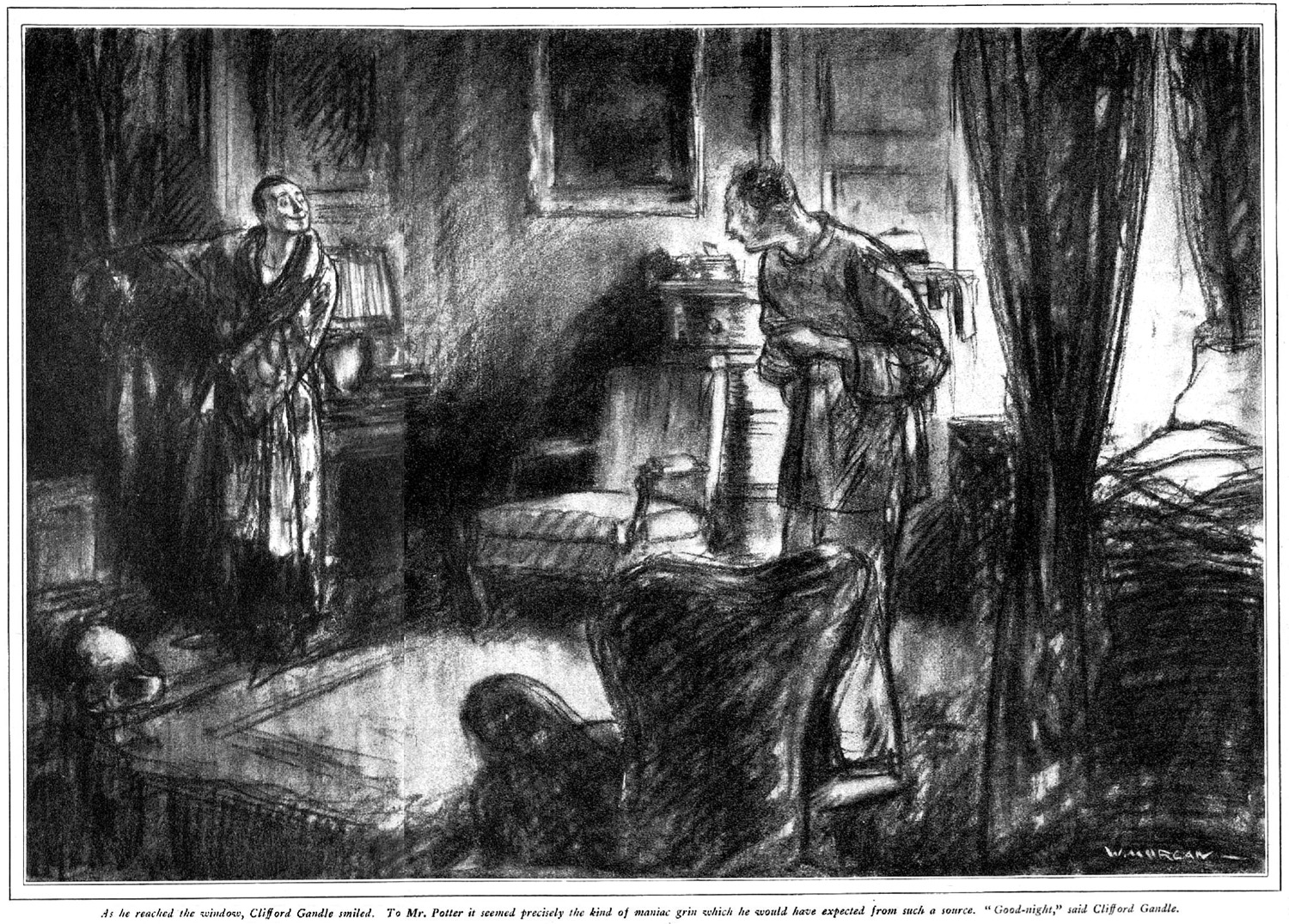 Clifford Gandle smiled what seemed to Mr. Potter a maniac grin.