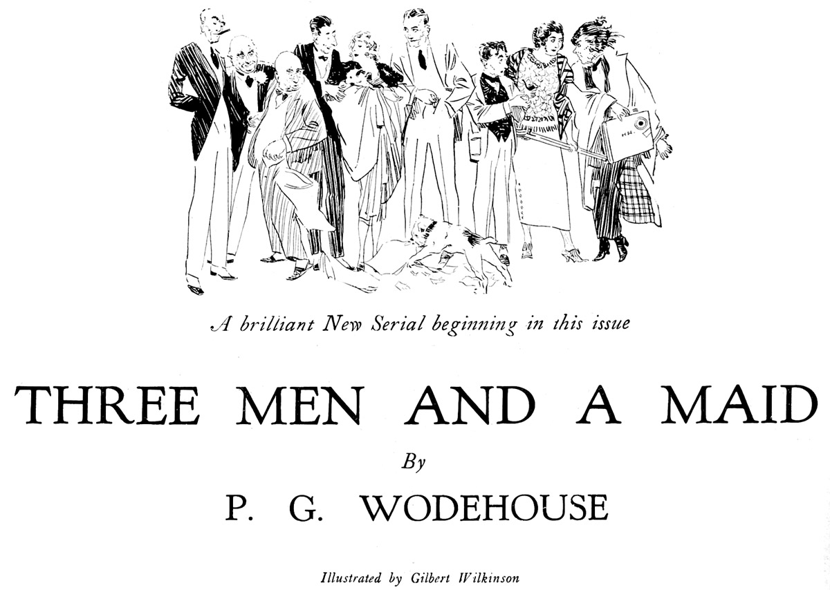 Three Men and a Maid, by P. G. Wodehouse