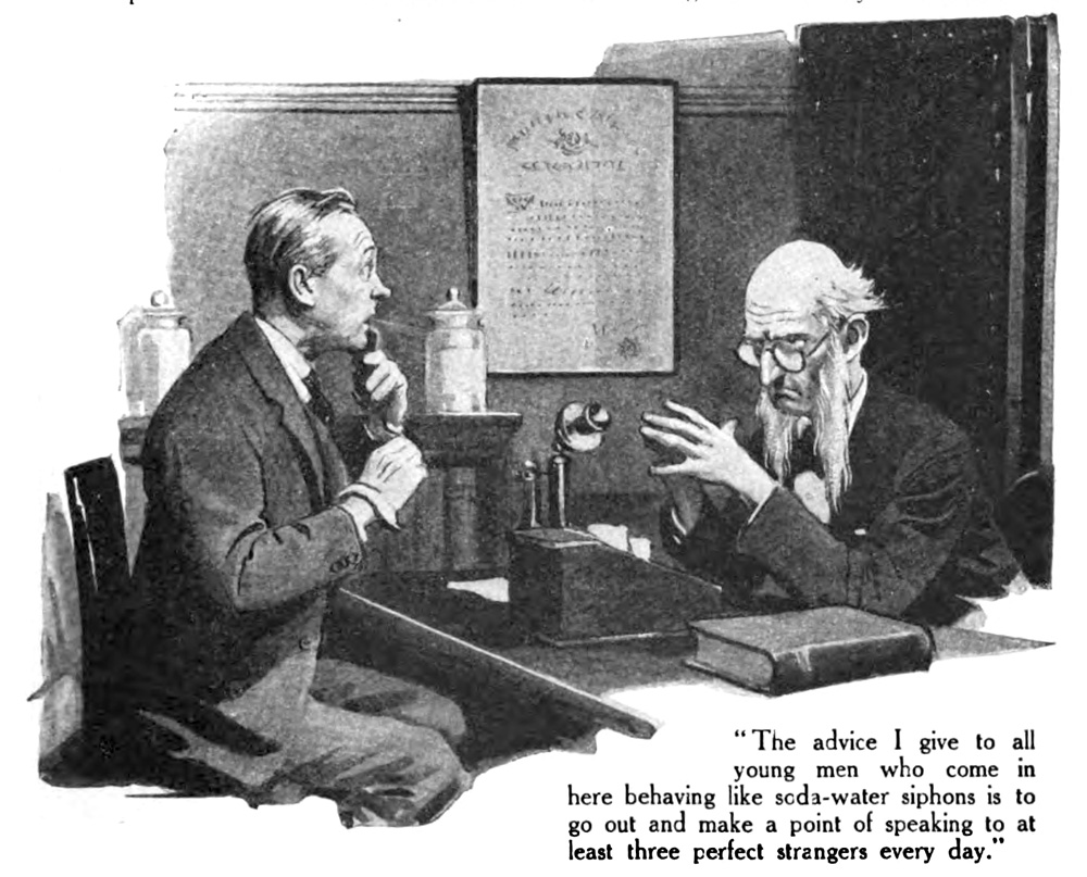 Go out and speak to at least three strangers every day.