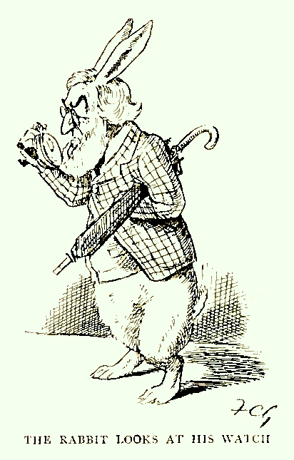 The Rabbit Looks at His Watch