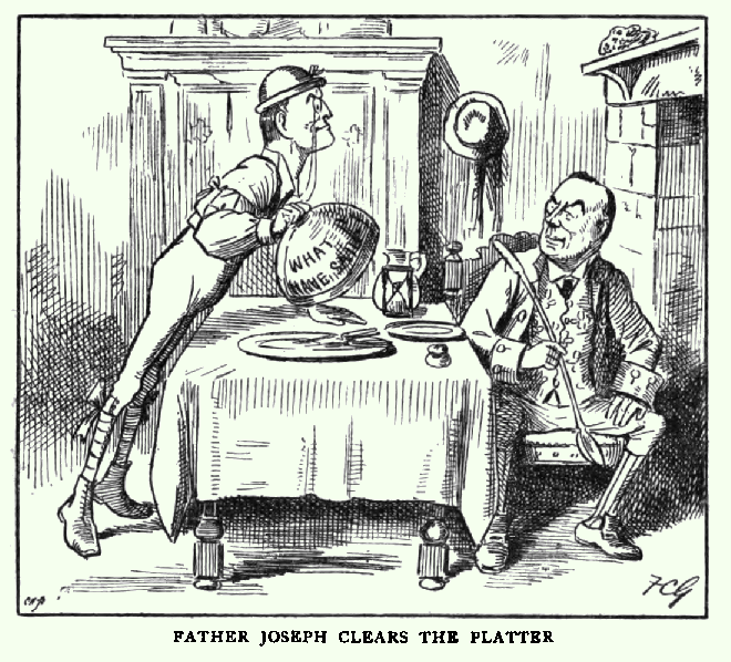 Father Joseph Clears the Platter