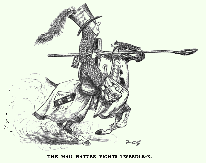 The Mad Hatter Fights Tweedle-R