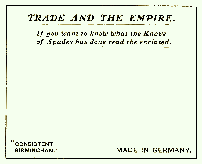Trade and the Empire