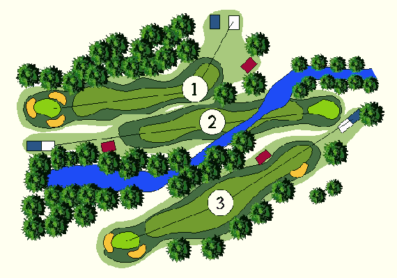 Diagram of course grip